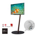 ナカムラ 24〜55インチ対応 テレビスタンド WALL A2 (ロータイプ) ウォールナット WLTVL4238