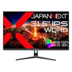 JAPANNEXT　IPSパネル搭載 液晶モニター HDMI DP USB Type-C(最大65W給電) HDR sRGB：100％ DCI-P3：96％ KVM機能搭載　JN-IPS315WQHDR-C65W