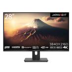 ショッピング液晶 JAPANNEXT　28型 IPS 4K液晶モニター USB TypeC(最大65W給電対応) HDMI DP KVM機能［28型 /4K(3840×2160) /ワイド］　JN-IPS282UHDR-C65W