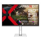 JAPANNEXT ゲーミングモニター JN-IPSB27G260Q-HSP 27型 IPS BLACK 260Hz/1msMPRT WQHD2560×1440 HDMI DisplayPort相当 WQHD:120Hz