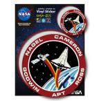 zenelaru стикер NASA стикер 015 15 NASA-015