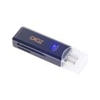DADANDALL　カード リーダーライター  SDカード &amp; microSD(ブラック) 　DDSDRW002CBK
