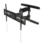 ショッピングtv スタープラチナ　TVセッターフリースタイルVA326 Lサイズ (55〜90インチ)対応 ブラック　TVSFRVA326LB