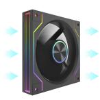 DARKFLASH кейс вентилятор Rebirth модель [ 120mm / 1600RPM / ARGB] DM20 Line R( Rebirth ) черный DM20RLINE-B-HQ1