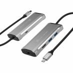 J5　［USB-C オス→メス HDMI /LAN /USB-Aｘ2 /USB-C］ USB PD対応 100W ドッキングステーション　JCD392