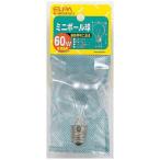 ELPA лампа Mini мяч лампочка прозрачный [E17/1 шт / мяч лампа форма ] G-805H-C