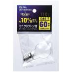 ELPA　電球 ミニクリプトン球 ホワイト[E17/白色/1個/一般電球形]　GKP-H54H-W