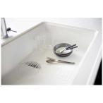 山崎実業　キッチンシンクマット アクア(Kitchen Sink Mat AQUA) ホワイト　02627