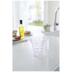 山崎実業　段々計量カップ500ml(Dandan Measuring Cup) クリア　2698
