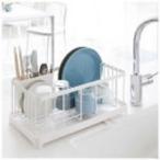 山崎実業　水切ワイヤーバスケット アクア(Sink Drainer Wire Basket AQUA) ホワイト　02898