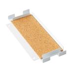 リヒトラブ　サイドトレー MDF 机上台 スリム専用 ホワイト [102mm×232mm×15mm]　A-8030