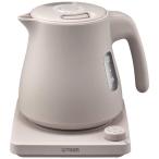 タイガー　TIGER　温度調節機能付 蒸気レスケトル ［0.8L］ ブロンドベージュ　PTV-A080CB