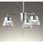 ショッピングシャンデリア オーデリック　カットガラス調スタイリッシュモダンシャンデリア／プルスイッチタイプ　SH7023LD [電球色]