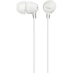  Sony SONY проводной слуховай аппарат kana ru type [φ3.5mm Mini штекер ] белый MDR-EX15LP W