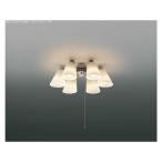 ショッピングシャンデリア コイズミ　KOIZUMI　LEDシャンデリア 木飾りデザイン 6灯タイプ　BA201001P