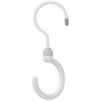  Sekisui полимер свободный крюк S знак крюк 15cm белый F15