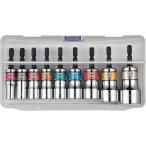 ショッピング工具 ベッセル 剛鍛首振ショートソケットセット9本組 No.(アソート 9本)