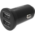 カシムラ　DC-4.8A USB 2ポート USB2ポート/12V、24V対応　DC-030