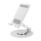 OWLTECH складной aluminium подставка смартфон / планшет предназначенный подставка .360 раз вращение & угол настройка возможность серебряный OWL-STD14-SI