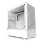 NZXT　H5 FLOW ホワイト ATX microATX miniITX 対応 ミドルタワーケース ホワイト　CC-H51FW-01