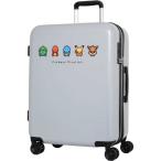 ポケモン　ピクセルアート キャリーケース グレー [TSAロック搭載 /約59(拡張時約68)L /3泊〜5泊]　PK-0881-56-GY