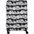 TRAVELEARTH чемодан покрытие раздвижной LL размер животное рисунок Panda TE-310-LL-PD