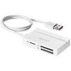 BUFFALO USB2.0 многоформатное считывающее устройство для флэш-карт зажигалка ( белый ) BSCR100U2WH