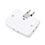  Elecom ELECOM. защита имеется Triple ответвление (2 булавка тип *3 выход ) T-KTR04WH ( белый )