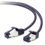  Elecom ELECOM CAT8 LAN кабель коготь поломка предотвращение тонкий (1m* голубой металлик ) LD-OCTST/BM10