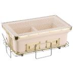 BUNDOK　キャンプ用品 長角七輪 大　BD383