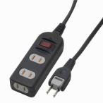 ヤザワ　ノイズフィルター集中SW付タップ ブラック Y02BKNS311BK [1.0m /3個口 /スイッチ付き（一括）]　Y02BKNS311BK