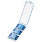 SDカードケース(6枚収納)(クリアブルー)