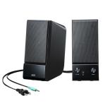  Sanwa Supply PC динамик 3.5mm подключение черный [AC источник питания ] MM-SPL14BKN