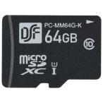 ショッピングマイクロsdカード オーム電機　マイクロSDメモリーカード 64GB 高速データ転送 ［Class10 /64GB］　PC-MM64G-K