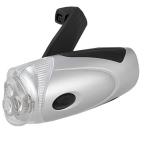 ショッピング手回し オーム電機　ダイナモLEDライト 手回し発電 [LED /手動充電式]　LED-D02S