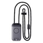  King Jim персональная сигнализация имеется шея .. портативный свет [po треска ] черный BPL10-BK