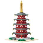 カワダ　ナノブロック　NB-031 五重塔 デラックスエディション