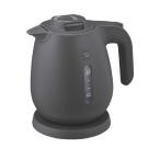 象印マホービン　ZOJIRUSHI　電気ケトル 1.0L 蒸気レス構造 転倒湯もれ防止構造 チャコール　CK-JA10-HZ