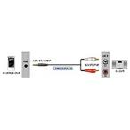 JVC аудио код стерео Mini штекер = вилка сетевого шнура ×2( маленький размер штекер )(1.5m) CN-MP150(B)( черный )