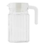 ベストコ　ガラス ピッチャー 0.5L クアドロピッチャー ホワイト　ND-2355