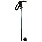 キャプテンスタッグ　FEEL BOSCO トレッキングステッキTグリップ (4段スライド式) ブルー M-9841　M9841
