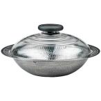 ショッピングガラス ハリオ　フタガガラスのIH対応ステンレス鍋26 雪平　MIS-26 (3~4人用)