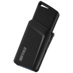 BUFFALO USB3.1(Gen1)プッシュスライドUSBメモリ 64GB ブラック RUF3-SP64G-BK ブラック