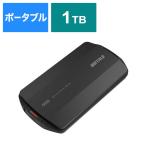 ショッピングssd BUFFALO　ポータブルSSD 防塵・防滴 USB3.2(Gen2)対応 1TB ブラック] ブラック　SSD-PHP1.0U3-BA