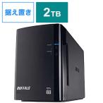 ショッピングHDD BUFFALO　外付けHDD ブラック [据え置き型 /2TB]　HD-WL2TU3/R1J