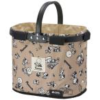 ロゴス　SNOOPY(PEANUTS 75years) ミニセミルナバスケット ［約幅32×マチ幅23×高さ38cm / 約480g］　86001141