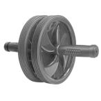 ショッピング腹筋ローラー LAVIE　健康グッズ トレーニング器具 腹筋ローラー 静ゴロー(ブラック幅18×高さ18×奥行26cm) 　3B-4020