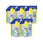 P＆G　(ケース販売) レノア 煮沸レベル 消臭抗菌ビーズ 黄ばみブロッカー シトラスホワイトの香り つめかえ用 超 特大 (1410ml×5個) 　