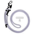 ラスタバナナ　丸紐ショルダーストラップ ストラップホルダーシートセット ライトパープル　RSST07LPU