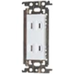 パナソニック　Panasonic　ダブルコンセント(金属枠)　WTF1502WK